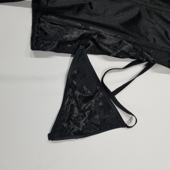 NWT Torrid Corset Thong Set Lingerie Lace Up Plus Size Black 42 - Picture 2 of 10